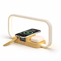 3 in 1 LED Bedside Lamp with Wireless Charger